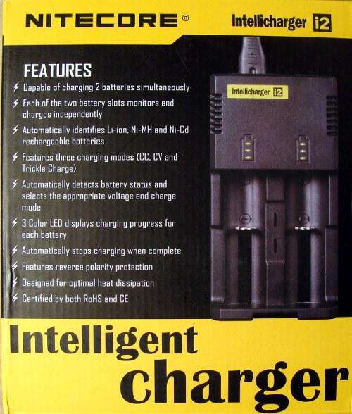 Nitecore Intellicharger i2 - Quality brand name - Chargers 18650 and smaller batteries