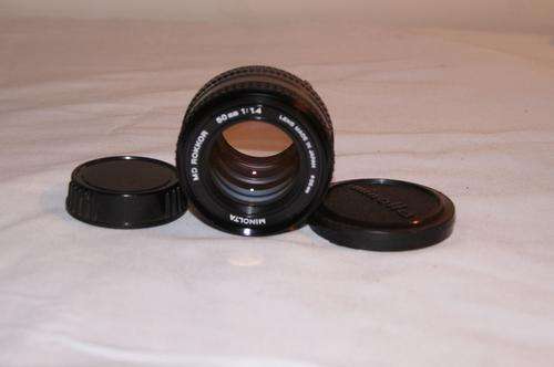 Minolta Rokkor 50mm1:1.4 MD mount lens