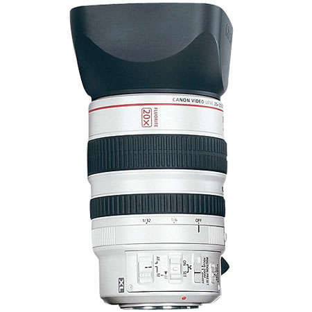 Canon 20x Image Stabilized XL 5.4 - 108 mm Video Lens.