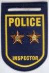 Inspector shoulder rank insignia