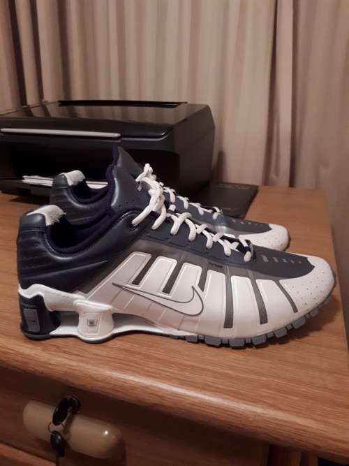 Nike Shox O'leven, White / Blue (Read Description)