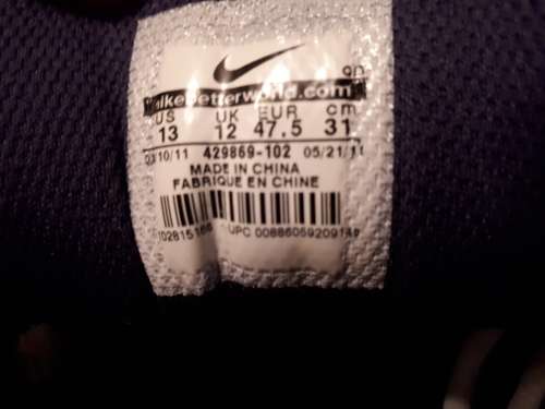 Nike Shox O'leven, White / Blue (Read Description)