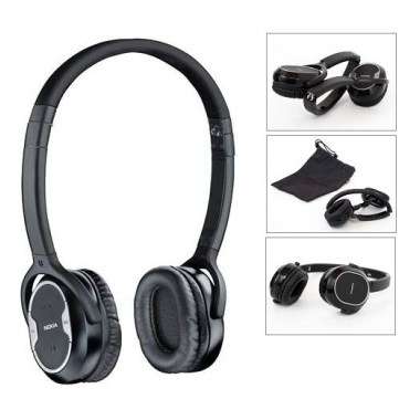 Nokia BH-504 Bluetooth Stereo Headset (Black)