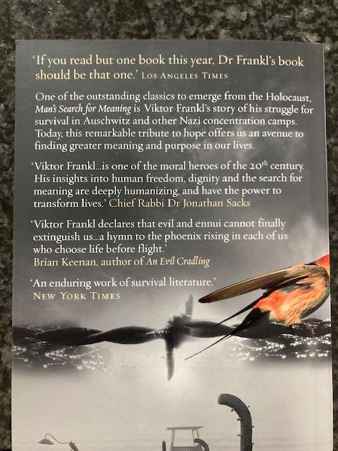 Man`s Search for Meaning by Viktor E. Frankl