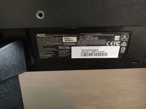 AOC EP970SWN 18.5` HD MONITOR