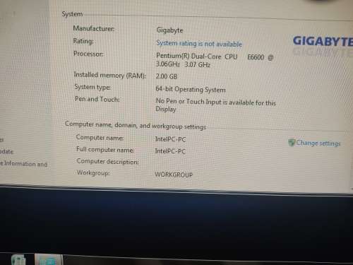 Refurbished Gigabyte Pentium Dual Core PC with WiFi Connector