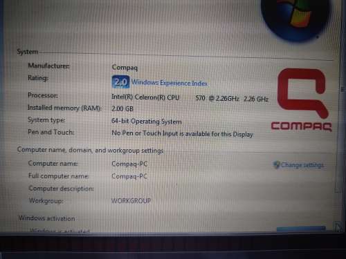 Refurbished Excellent Compaq 610 Laptop