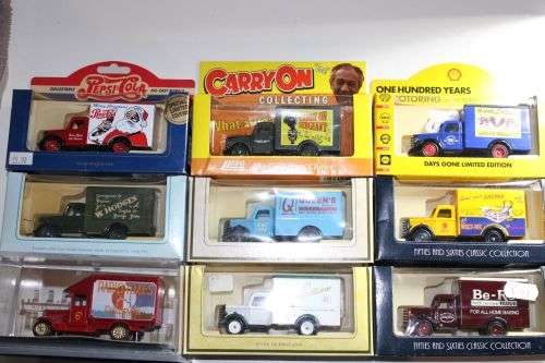 Lledo 1950 Bedford Trucks,Pepsi Cola Limeted Edition,SHELL,Radio Times,Weet Bix,Carry on Sergeant