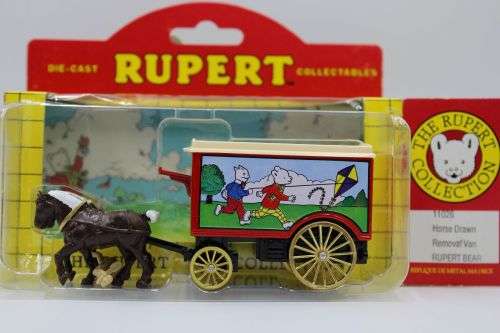 Lledo Horse drawn vans-Coca Cola,Oxo,Rupert,Royal Mail