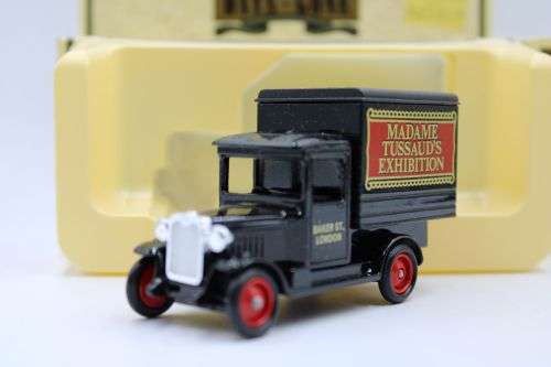 Lledo 1928 Chevrolet Box Van,1931 AEC Renown Double Deck Bus,1959 Morris LD150 Van