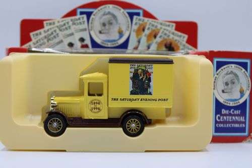 Lledo 1928 Chevrolet Box Van,1931 AEC Renown Double Deck Bus,1959 LD150 Morris Van