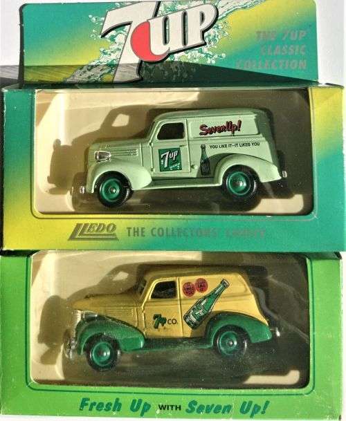 Lledo-7 UP Variety-1955 Volkswagen Transporter Van,1935 Ford Articulated Truck,etc.