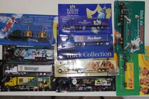 Die cast models-German beer trucks