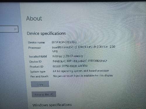HP ProDesk 600 G6 Desktop Mini PC: 10th Gen i5 10500T - HP Prodesk 400 - G6, 8gigs ram, 256gig nvme,