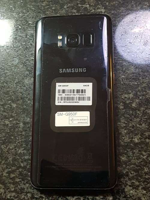 SAMSUNG S8 MIDNIGHT BLACK