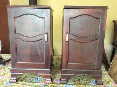 Bed Side Cabinets Dark Wood