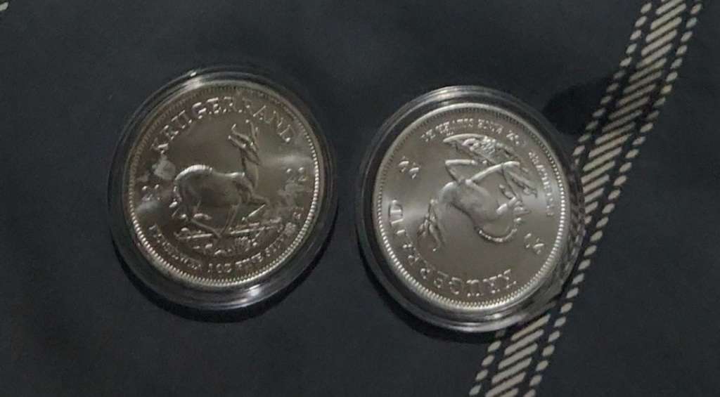 2022 1 Oz Fine Silver Kruger Rand Coin Capsulated