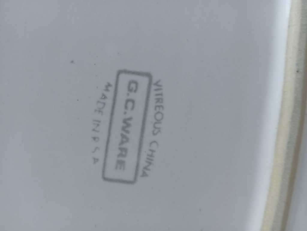 2 x T U Porcelain Ovenproof platters