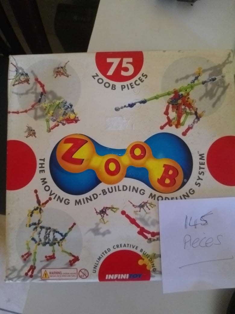 Zoob modeling system 145 pieces
