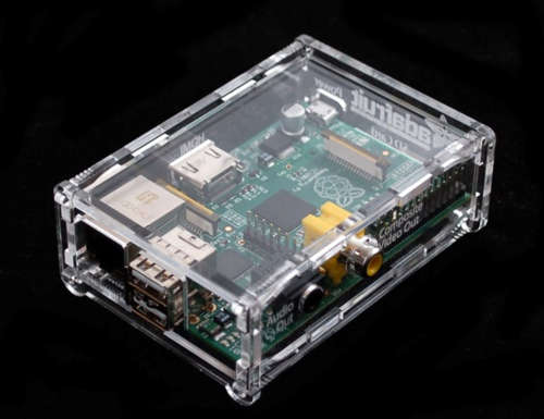 ###Brand new Rasberry PI with see through case###