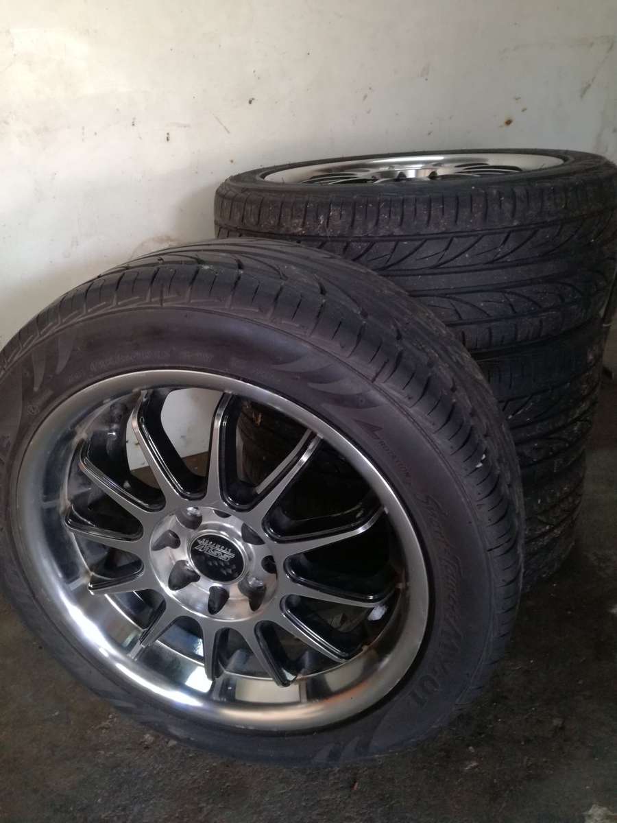 15" Mags with Bridgestone Tyres 195/50R15 (1 full set of 4 Mags &  Wheels)