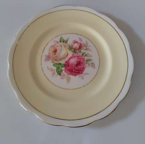 Vintage bone china saucer plate