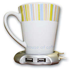 XGR USB COFFEE WARMER & USB HUB