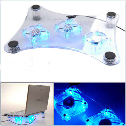 XGR HIGH QUALTIY 3x LED FAN NOTEBOOK COOLING PAD