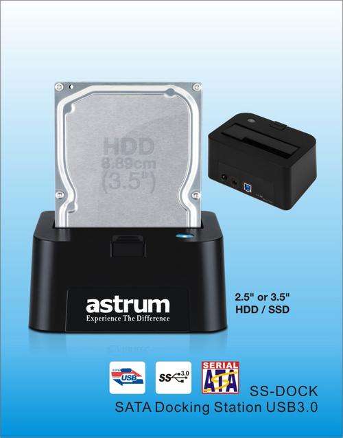 HIGH SPEED USB 3.0 SATA 2.5" / 3.5" HARD DISK DOCKING STATION