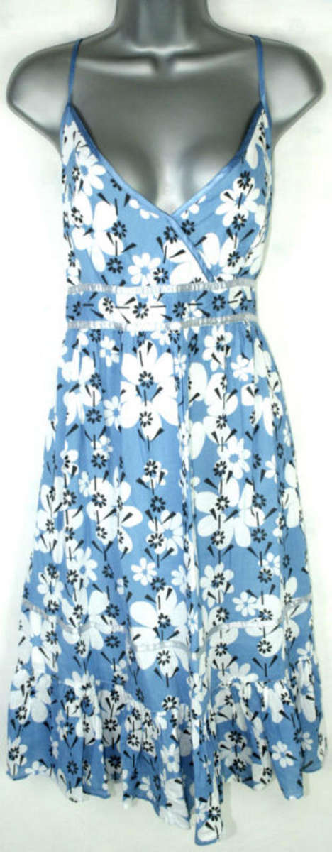 EVIE blue flower print dress size 16
