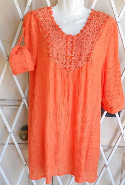Heartache Beaded Top SIZE LARGE