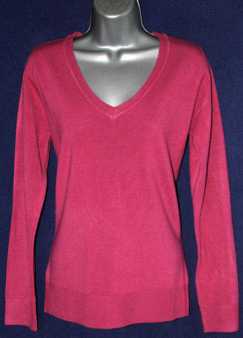 TU pink V-neck jumper size 12