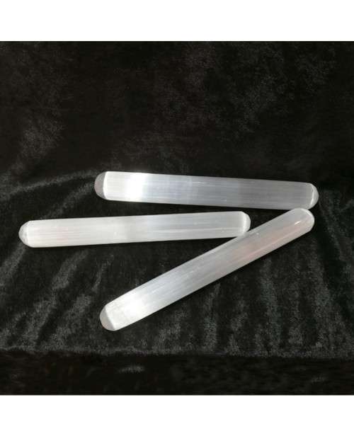 Selenite Massage Wand   Cleanses auras and all bad toxins in the body