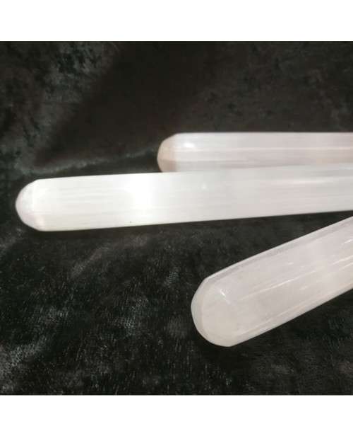 Selenite Massage Wand   Cleanses auras and all bad toxins in the body