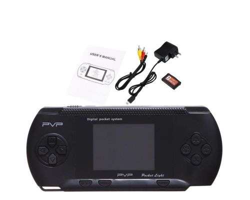 PVP 8-Bit Hand-Held Game Console - Black
