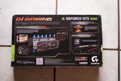 6 GB Gigabyte GTX 1060