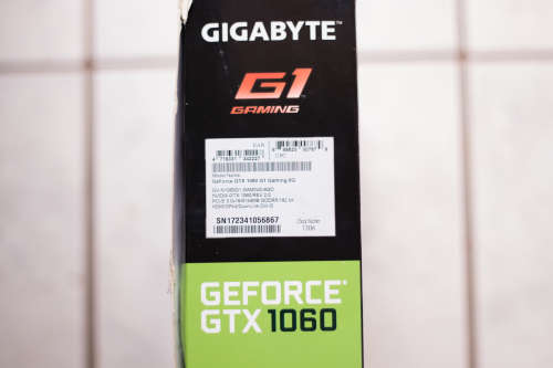 6 GB Gigabyte GTX 1060