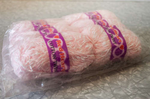 50g ball of Red heart cotton twist