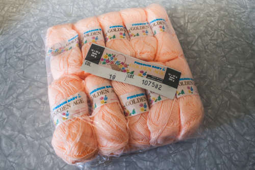 50g ball of Pinqouin baby golden age peach