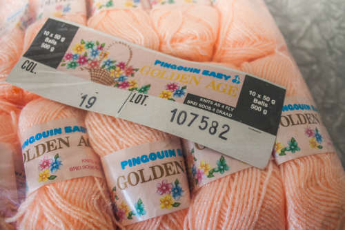 50g ball of Pinqouin baby golden age peach