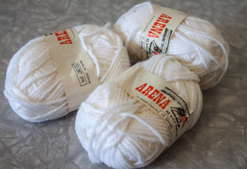 Arena Knits as 8 ply kwik-Knit 25g balls