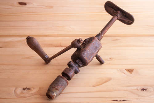 Vintage Hand Drill Record Made in England - as per photos