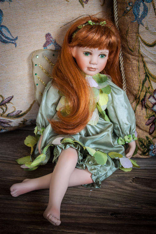 Handmade porcelain doll
