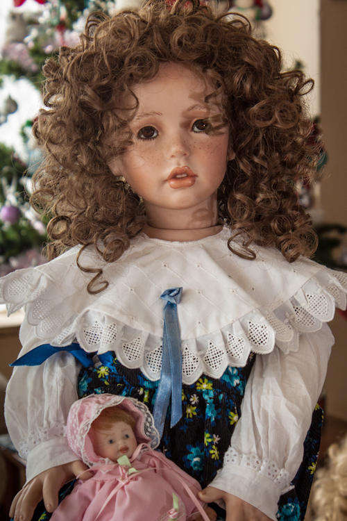 Beautiful porcelain doll