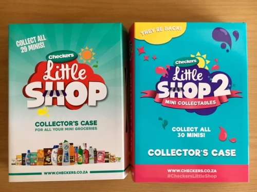 ### CHECKERS LITTLE SHOP COMPLETE SET OF 1 AND 2 COLLECTORS CASES ## MINT CONDITION ## BID NOW! #FSC