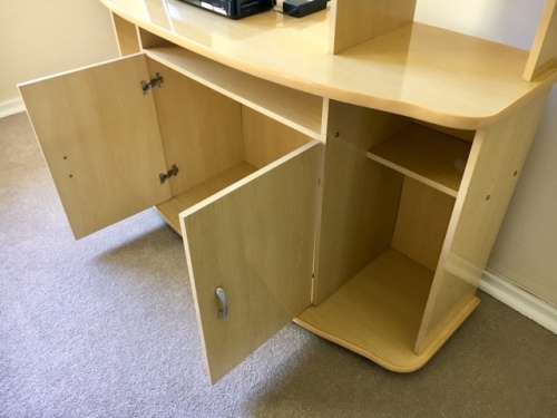 ## BEAUTIFUL TV, DVD, BOOK AND STORAGE CABINET ## GOOD CONDITION ## COLLECTION RANDBURG ONLY! @@R1