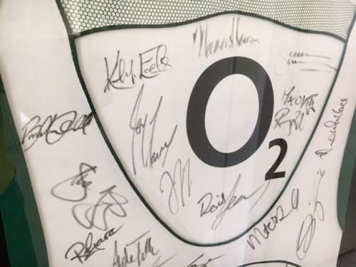 # 2009 IRELAND TRIPLE CROWN & GRAND SLAM CHAMPIONS # ALL ORIGINAL SIGNATURES # ONE OF A KIND # COA!!