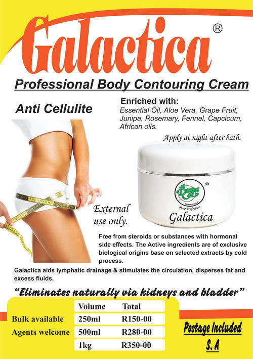 ***GALACTICA BODY CONTOURING CREAM***BODY***FEEL AND LOOK SLIM AND SEXY!!