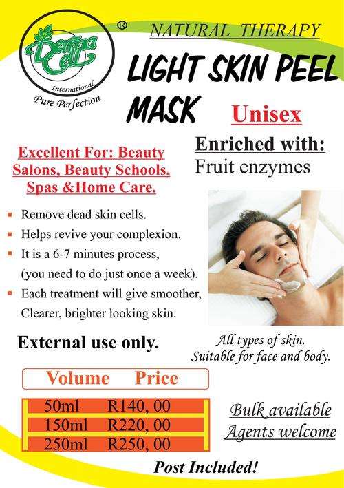 *** AMAZING LIGHT SKIN PEEL MASK***FACE AND BODY***FEEL FRESH AND REJUVENATED***