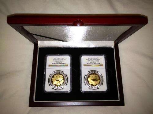 ***2011 South African Reserve Bank PROOF CROWN SET***PF69 & PF70 FINEST KNOWN ##BEAUTIFUL##